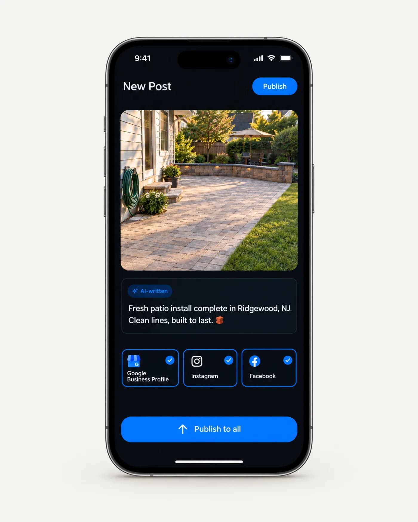 Job Poster app preview